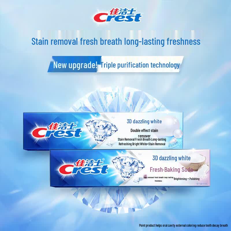 

Crest 3D White Dual Effect Toothpaste (6-Pack)