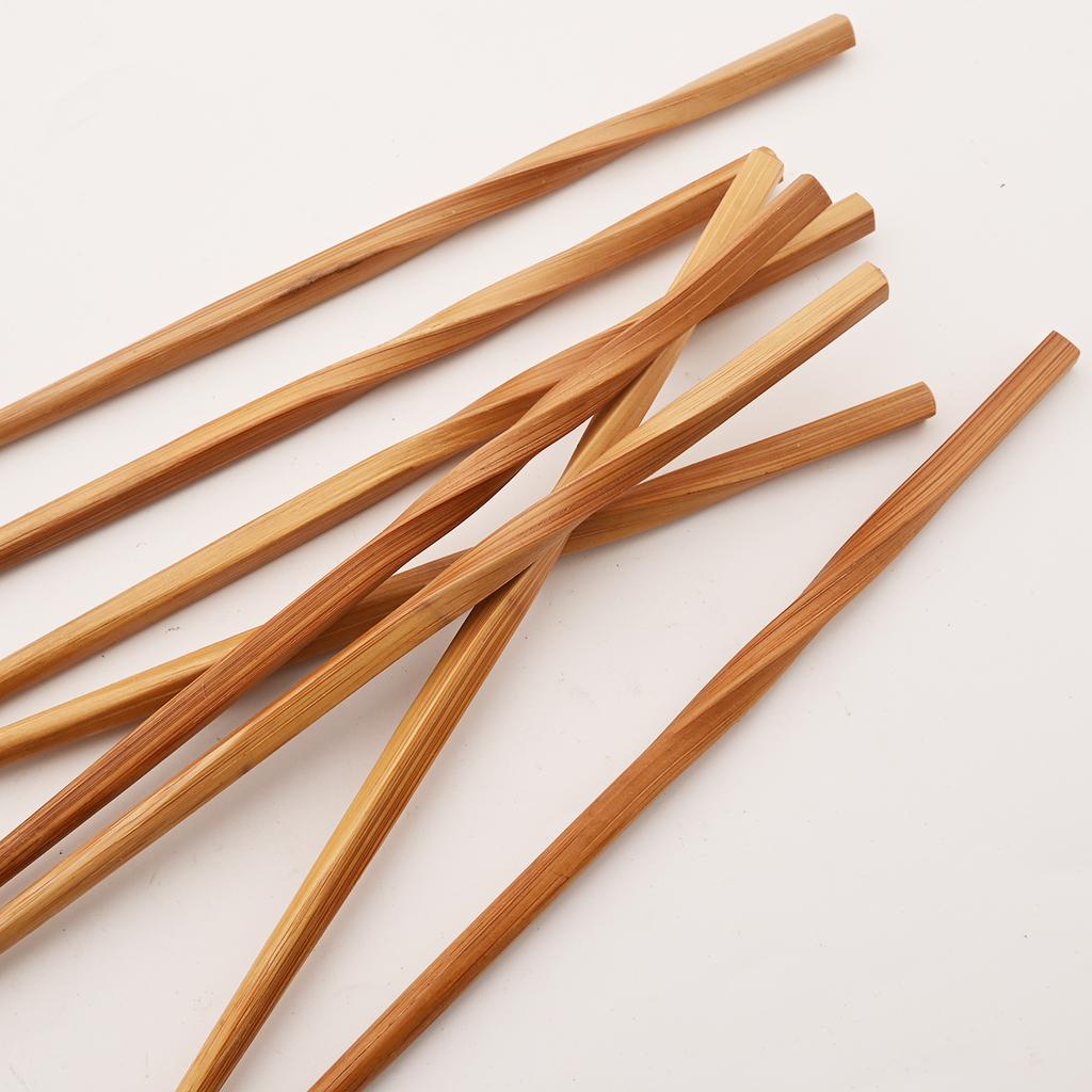 5Pairs Carbonization Bamboo Chopsticks Set Chinese Household Chopsticks Dinnerware Non-slip Sushi Chopsticks Party Kitchen Tools