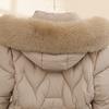 Fashion Winter Woman Coats Hooded Faux Fur Collar Thick Warm Plus Size Long Parkas Loose Women's Jackets