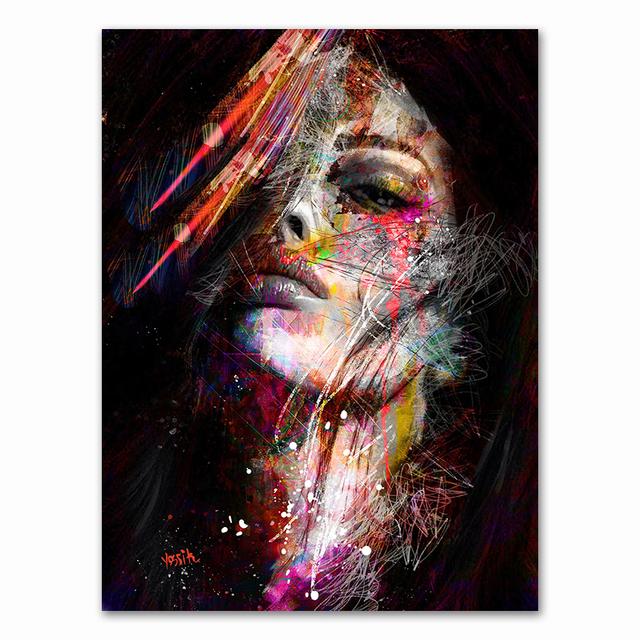 Nordic Canvas Painting Fashion Sex Figure Picture Wall Art Home Decor Living Room Girl Bedroom Abstract Art Oil Painting No Frame