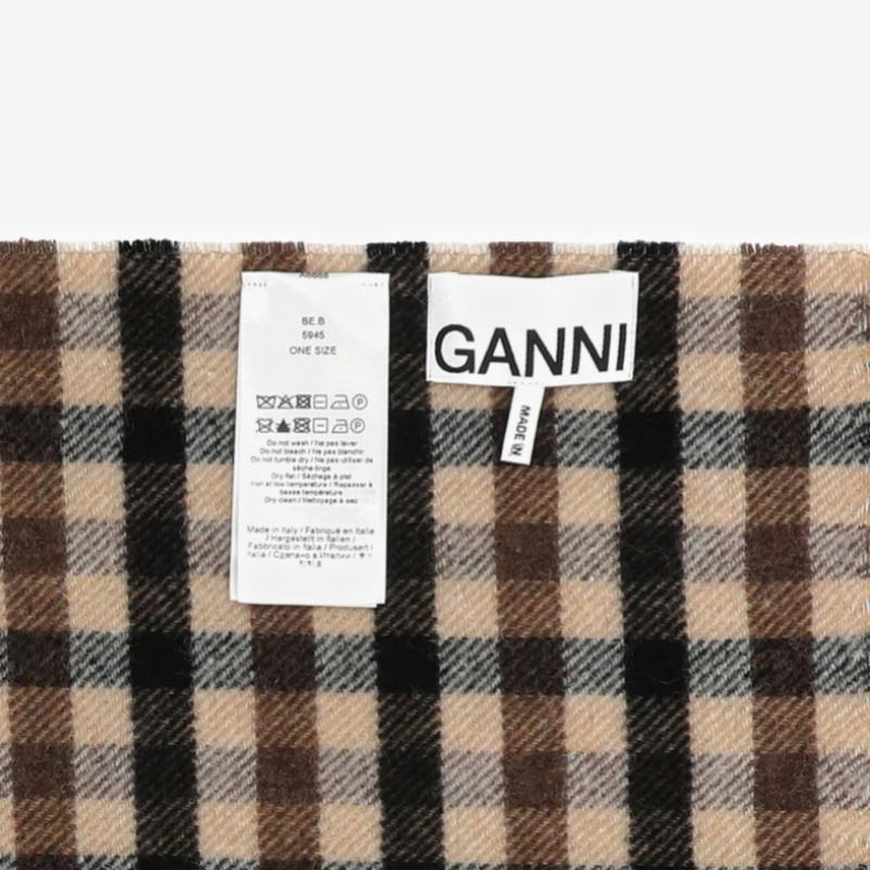 Ganni Rutig Franshalsduk A6668 979