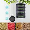 4/6/8 Layer Hanging Drying Rack with Zippers Foldable Plant Drying Net  Drying Rack Hanging Mesh for Plants Seeds and Buds