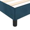 Bed Frame without Mattress Dark Blue 120 x 190 cm Velvet