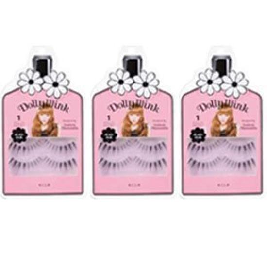 Tsubasa Masuwaka Produced Dolly Wink Eyelashes No. 1 Dolly Sweet 2DW37013 Pack Set