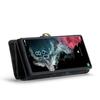 Para Samsung Galaxy S22 Ultra 5G Funda CaseMe-008 Desmontable Multifuncional con Tapa Horizontal de Cuero