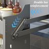 Kitchen Storage Racks Aluminum Portable Storage Rack Cabinet Seasoning Organize Holders Multifunctional Home Organize Furniture