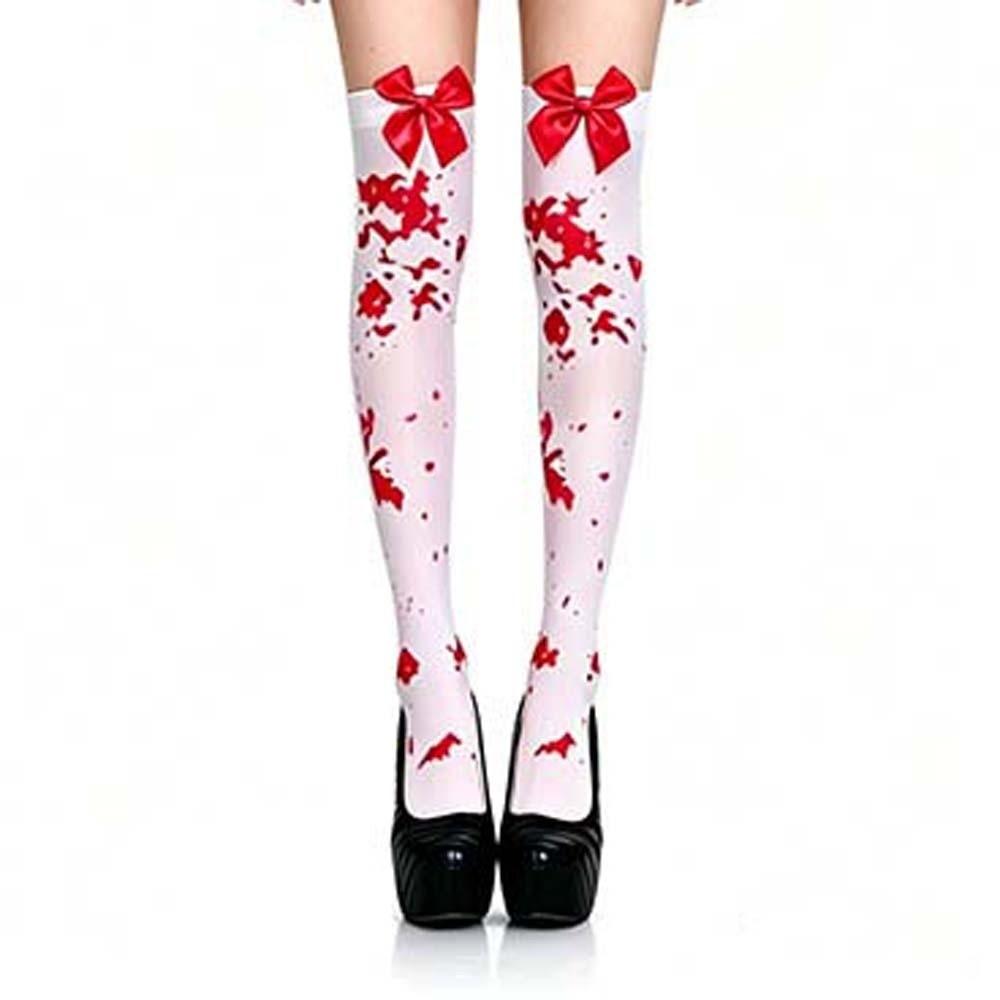 Stretchy Halloween Bloody Cloak Breathable Bloody Nurse Apron Haunted House