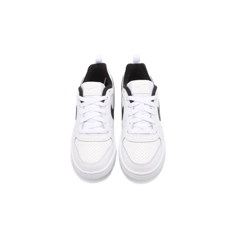 Nike Court Borough Low GS White Black Kids Sneakers 839985-101