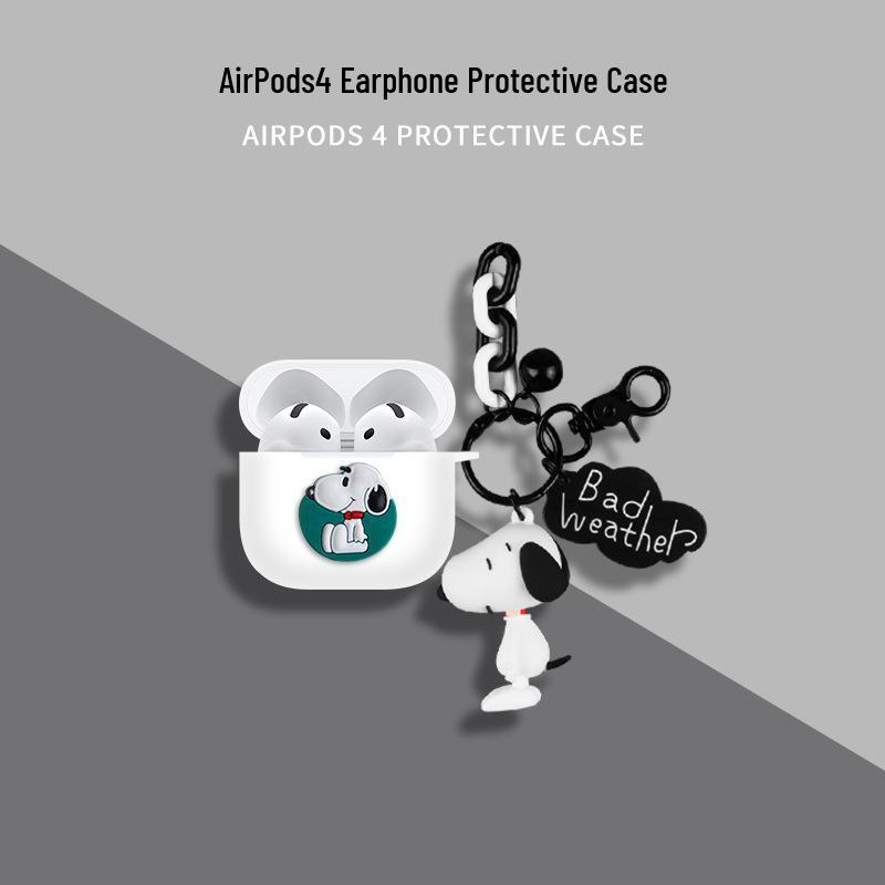 Compatible Soft Protective Case for AirPods Pro 2, AirPods 4, and AirPods 3 Earphones