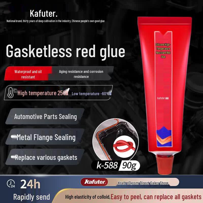 Kafuter K-588 High-Temperature Red Gasket Maker Sealant