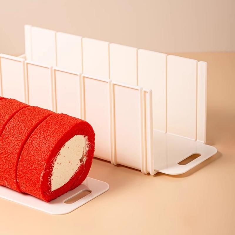 Professional Cake Roll Slicing Tool Dough Thickness Guide Slicer Bread Dessert Baking Pastry Cutter Baking Accessory