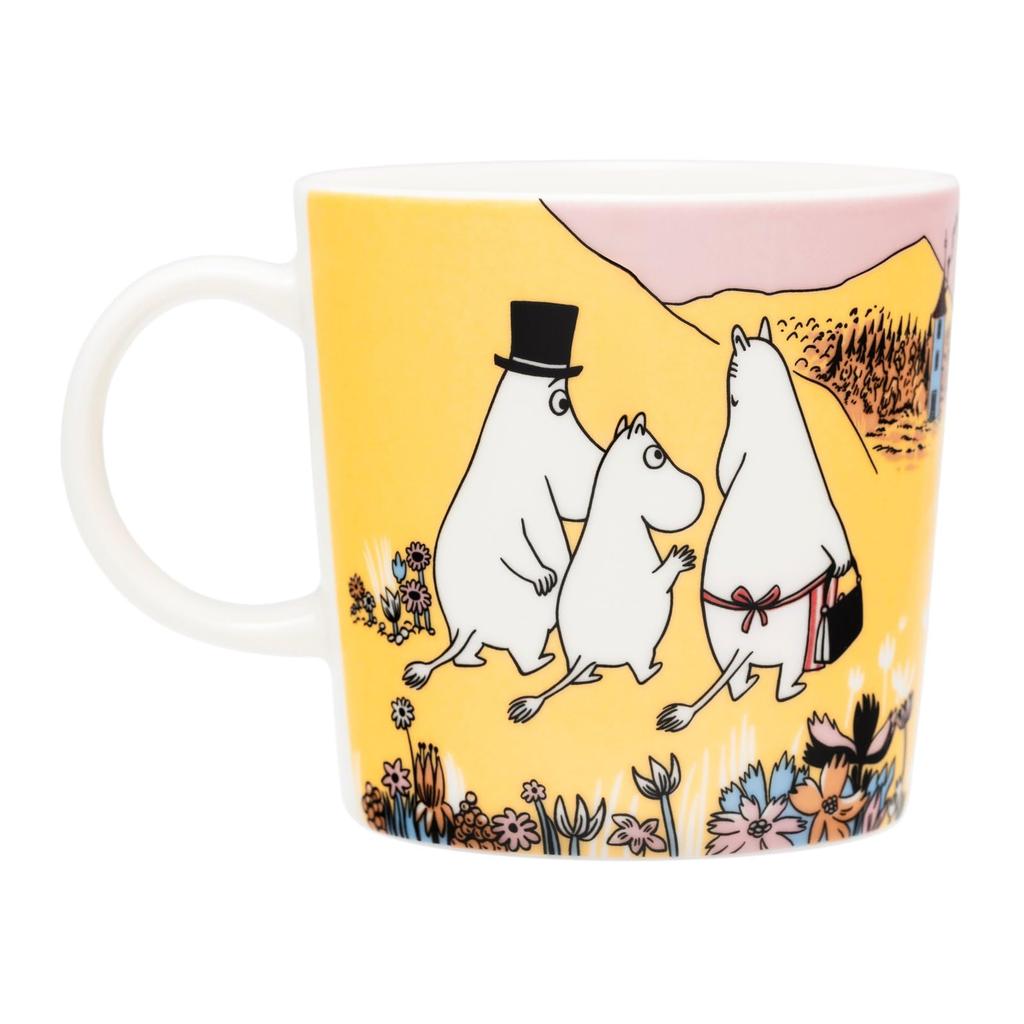 Moomin Arabia Classic Family Moomin 1076287 [Officially Imported] Mug, 0.3L, Time, Tableware, Arabia,