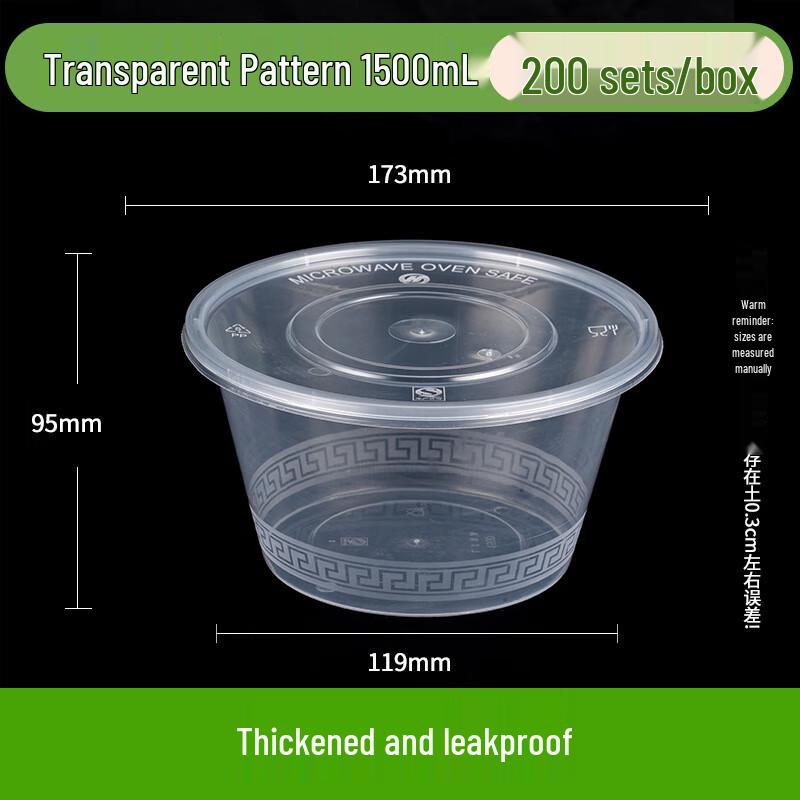 COFLYEE Disposable Food Takeout Containers