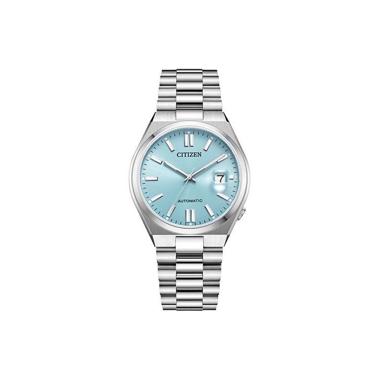 Citizen ME Mechanical Movement Stainless Steel Strap Watch Unisex Blue Dial NJ0151-88M