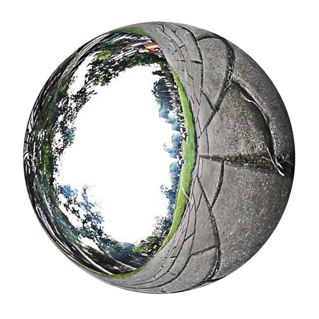 Silver Stainless Steel Sphere Metal Garden Decoration High Shine Mirror Ball for Home Office Outdoor Design