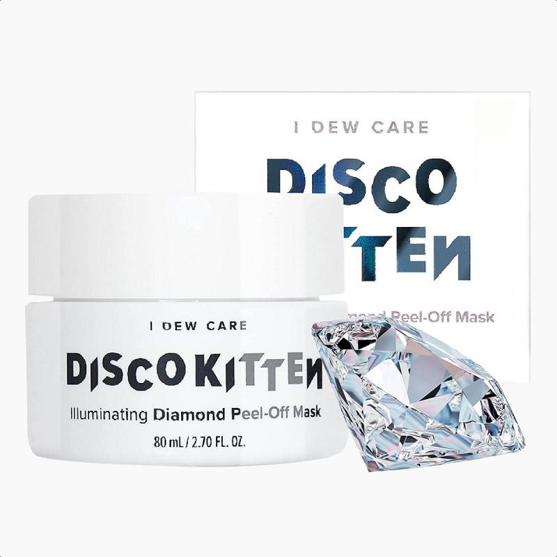 

I Dew Care Peel-Off Mask - Disco Kitten | Illuminate Skin With White Water Lily And Diamond Powder, 80ml