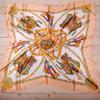 Silk Scarves Women Luxury Brand Summer Fashion Designer Head Hair Scarf Hijab Bandana Foulard Femme Headscarf