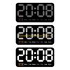 F26C Sophisticated LED Display Wall Clock, Alarm, 8.5Inch Desk Or Wall Hangings Clock