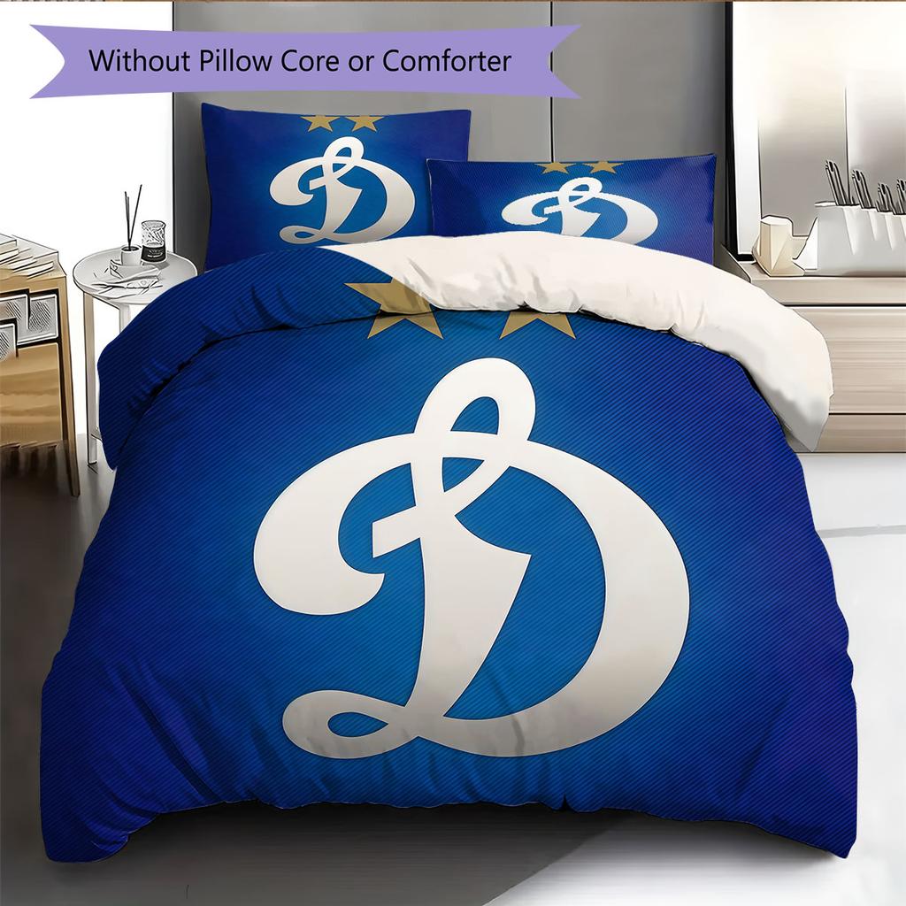 Dynamo Moscow Roar Bedding Quilt Set Quilt Cover Pillowcase Home Decoration Birthday Gift (1 * duvet cover + 2 * pillowcase, without core)