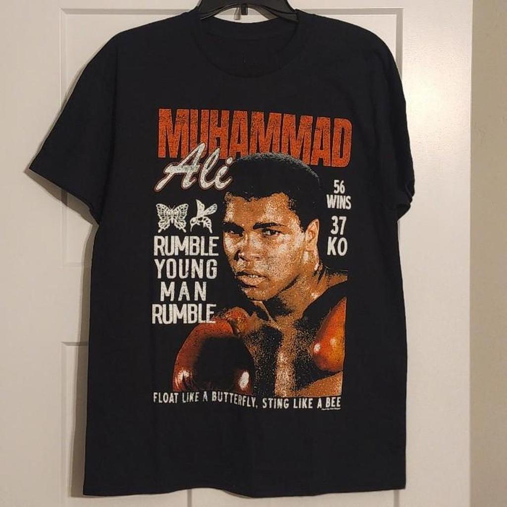 Muhammad Ali Black Cotton TShirt