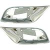 2Pcs Grille Trim For 2017-2021 Grand Cherokee Overland 6AH12SZ0AA, 6AH12SZ0AB