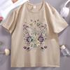Gothic Moth T Shirt Unisex Unisex Witchy Floral Skull Tee Dark RoUnisexce TShirt Unisex Unisex Vintage Cotton Short Sleeve Tshirt Clothes