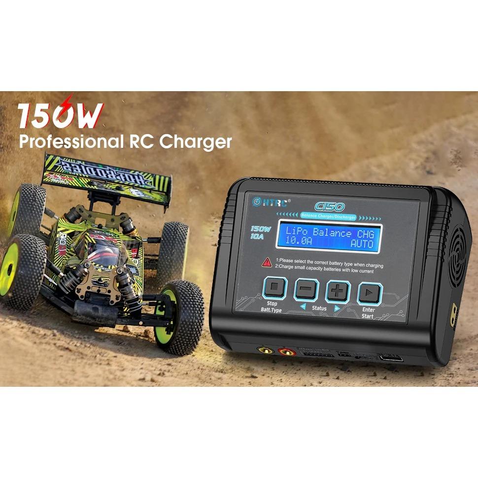 Battery Charger C150 AC DC 150W 10A Discharger for LiPo LiHV LiFe Lilon NiCd NiMh Pb Batteries Lipo Charger Balance Charger
