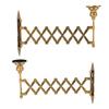 Extendable Taper Candle Holder Iron Vintage Metal Wall Candle Sconce Candlestick Holder Wall Decor for Living Room Housewarming Gift