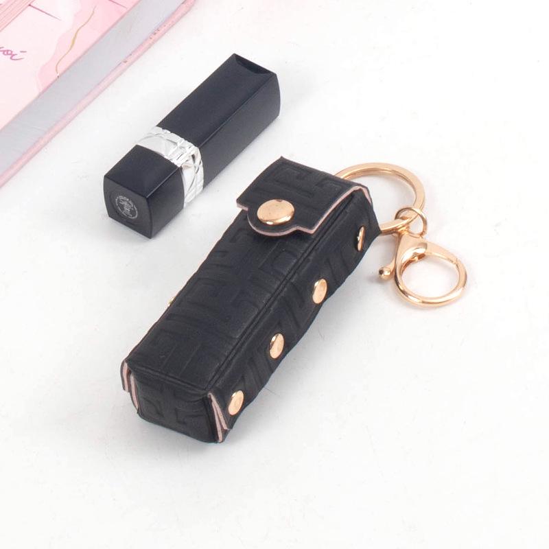 2025 Portable Lipstick Keychain: Mini Makeup Bag & Coin Purse