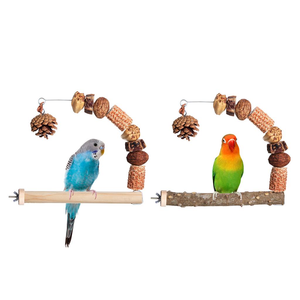 Vogelständer für Papageien Einfache Installation Vogelkäfig Schleifstange Holzständer zur Verbesserung der Käfiggesundheitsumgebung