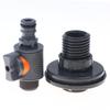 Pvc Water Tank Straight Valve Nipple Quick Stop Connector Rubber Coated Adapter Matching Pink Tape Plumbing