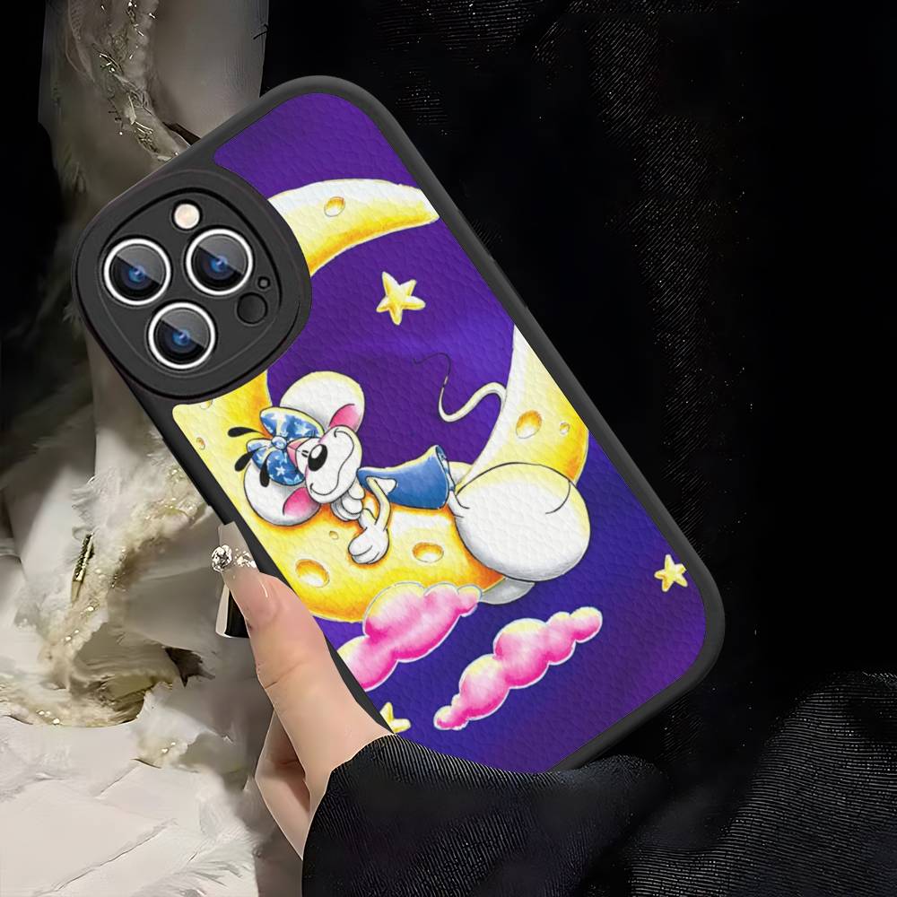 Anime Cartoon D-DiddlS Phone Case For IPhone 16 15 14 11 12 13 Pro Max Plus Back Leather Shell