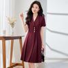 Teluoman Women's Professional A-Line Dress