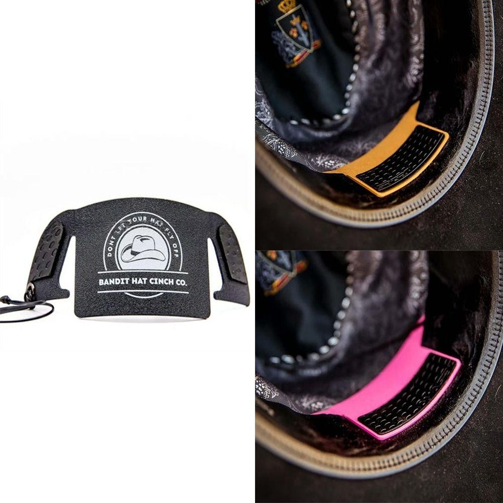 Fashion Solid Color Cowboy Hat Cinch Detachable with Lanyard Hat Rope Keychain Leather Hat Strap Clip Outdoor