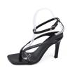 Fashion New Gladiator Sandals High Heels Women Fall Best Street Look Females Square Head Open Toe Clip-On Strappy Shoes