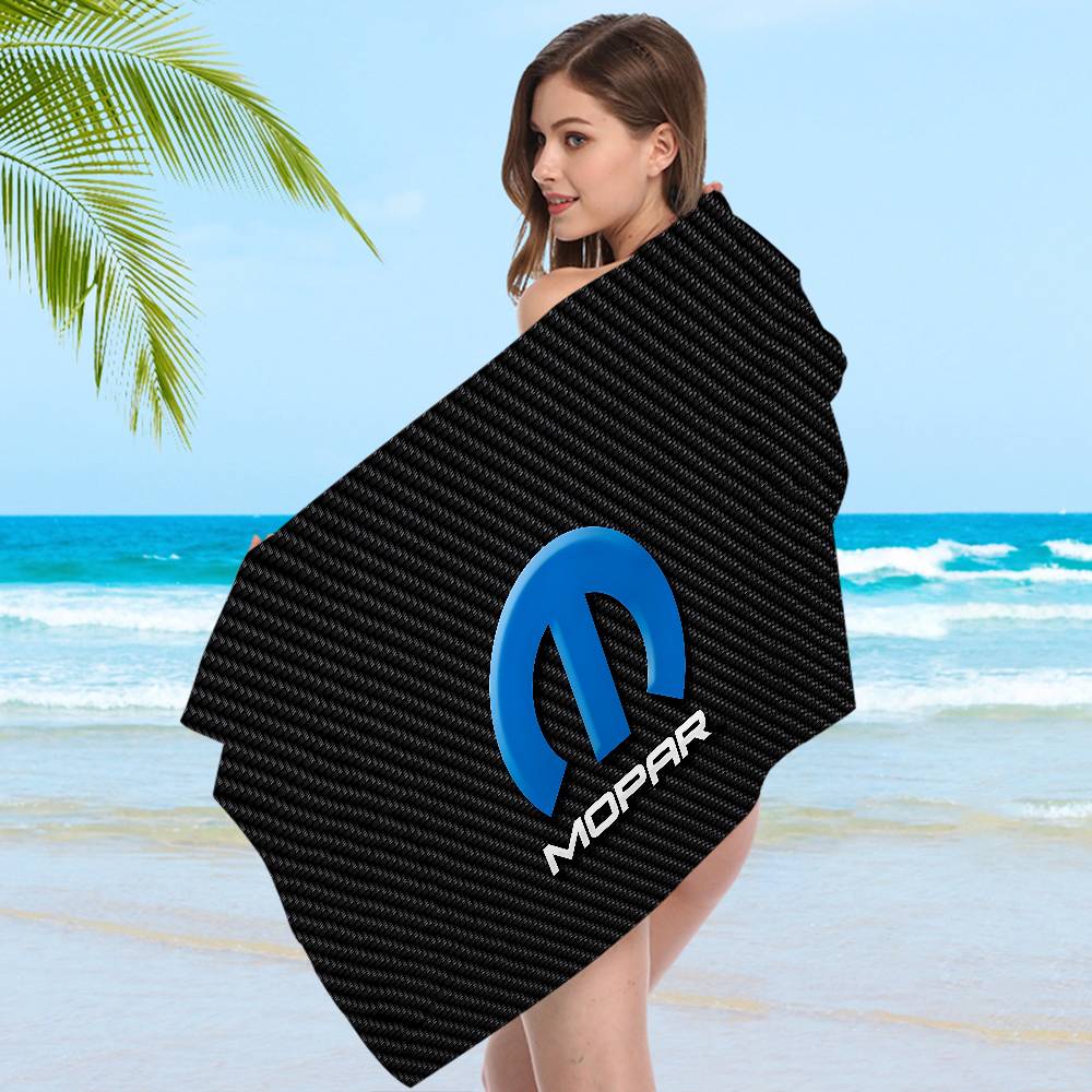 M-Mopar Coperta in Microfibra Asciugatura Rapida Teli da Spiaggia Stampa Sovradimensionata Super Assorbente Coperta Asciugamano per Piscina