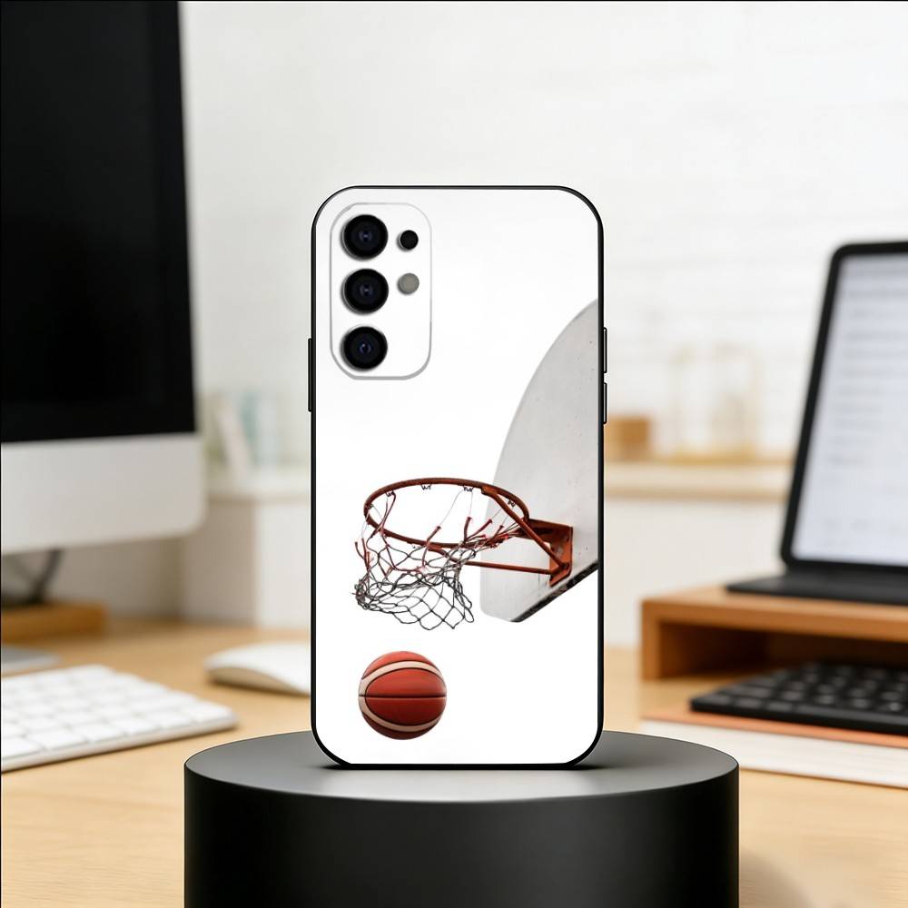 Basketball Sportstil Handyhülle Schwarzes Silikon Weich Für Samsung S25,S24,S21,S22,S23,S30,Ultra,S20,Plus,Fe,Lite