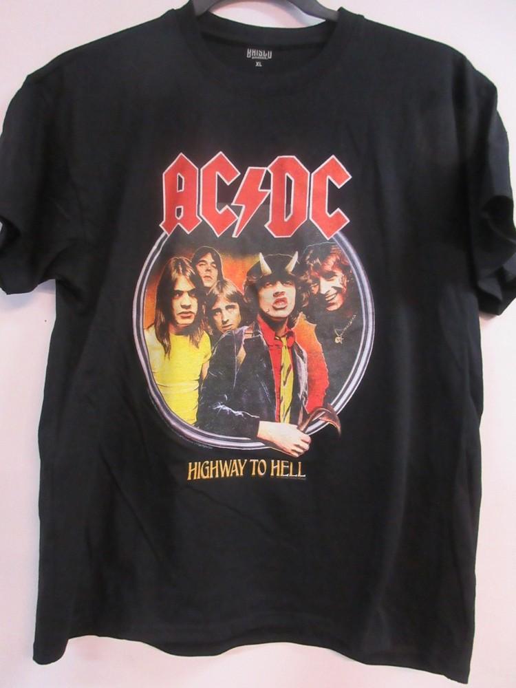 

AC / DC ОФІЦІЙНИЙ МЕРЧ HIGHWAY TO HELL КОНЦЕРТНА МУЗИКА НАДВЕЛИКИЙ Унісекс Футболка XXXXL