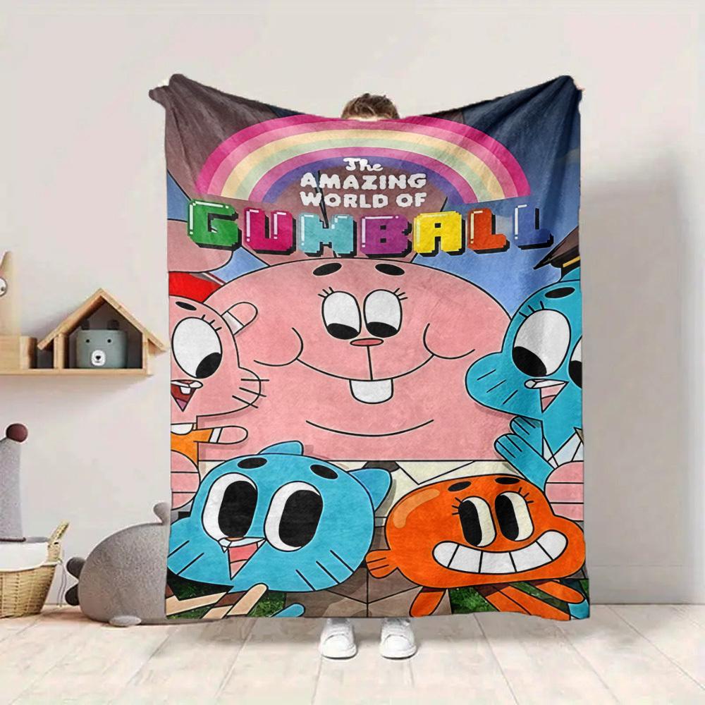 1pc Gumball Blanket Versatile for Couch, Office Bed