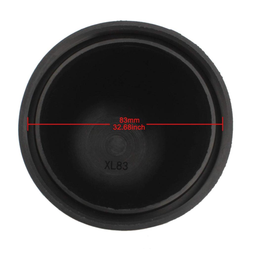 TOMALL Car Headlight Rubber Seal Dustproof Cover for HID LED Conversion Kit 83mm 83mm Dustproof Cover