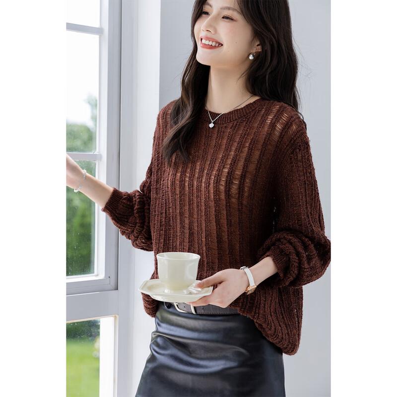 Mokana Women's Urban Casual Long-Sleeve Knit Sweater