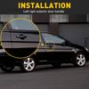 2X Front Side LHRH Exterior Door Panel Handle Set For 2006-2011 Accent Hyundai K