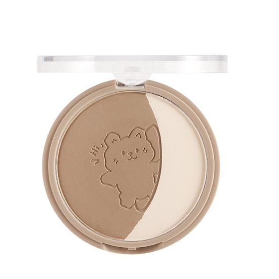 Natural Blends Easily Facial Highlighter Matte Contouring Palette for Girl