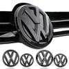 2pcs Car Front Radiator Grille Badge Cover Rear Trunk Lid Sticker For VW Polo Golf MK6 MK7 MK8 Passat B6 B7 B8 Tiguan CC T-ROC Wu4