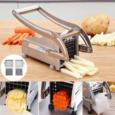 Edelstahl-Pommes-Frites-Schneider, Kartoffelhacker, Chip-Schneider, Hacker-Hersteller, Küchenwerkzeug, Küchenutensilien-Zubehör