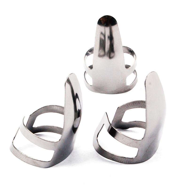 8pcs Adjustable Metal Finger Thumb Picks Plectrum for Fingerstyle Guitar Bass