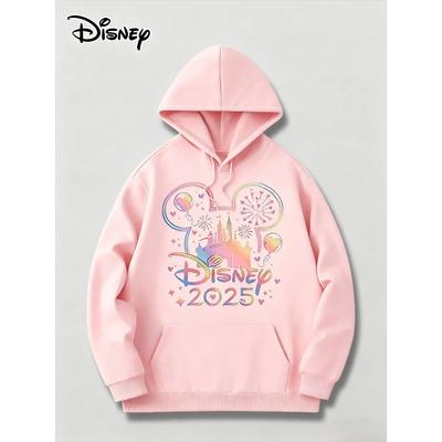 Disney Trip 2025 Fall/Winter Hoodies Disney Family Vacation 2025 Pullover Disneyland Trip Tops Unisex Adults &Children Hoodies