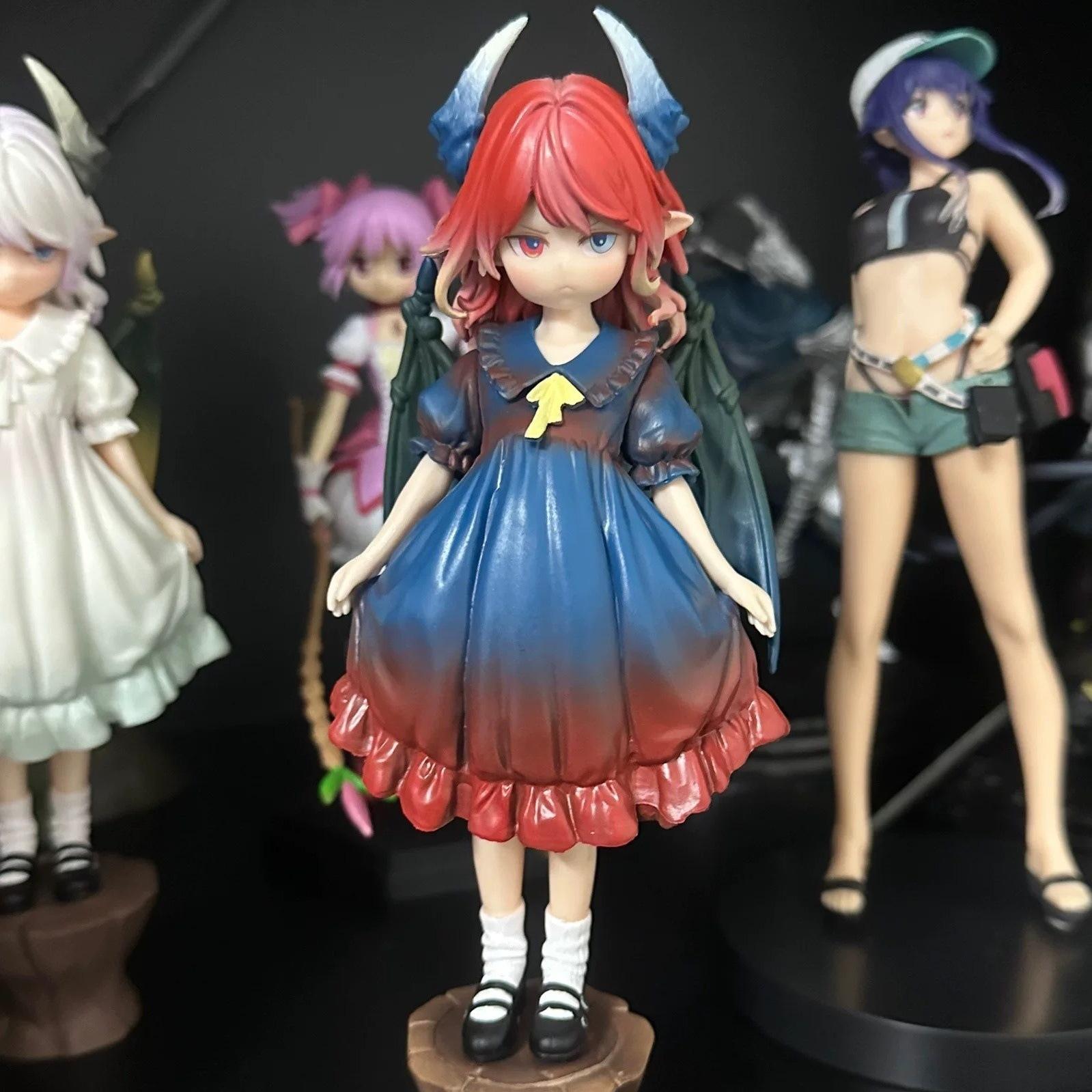 18.5CM Miss Kobayashi s Dragon Maid Kanna Kamui girl figure Hard PVC Anime Action Decoration Ornament Collectible Toys