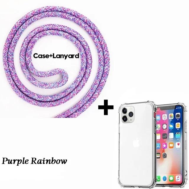 Crossbody Strap Cord Case for Samsung Galaxy A01 A72 A73 A12 A31 A41 A51 A71 A10 A40 A50 A70 A21S Necklace Funda Lanyard Coque