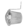Extra Fine Mesh Tea Infusers Stainless Steel Tea Strainer with Extended Chain Hook Tea Steeper for Brew Tea Spices Seasonings